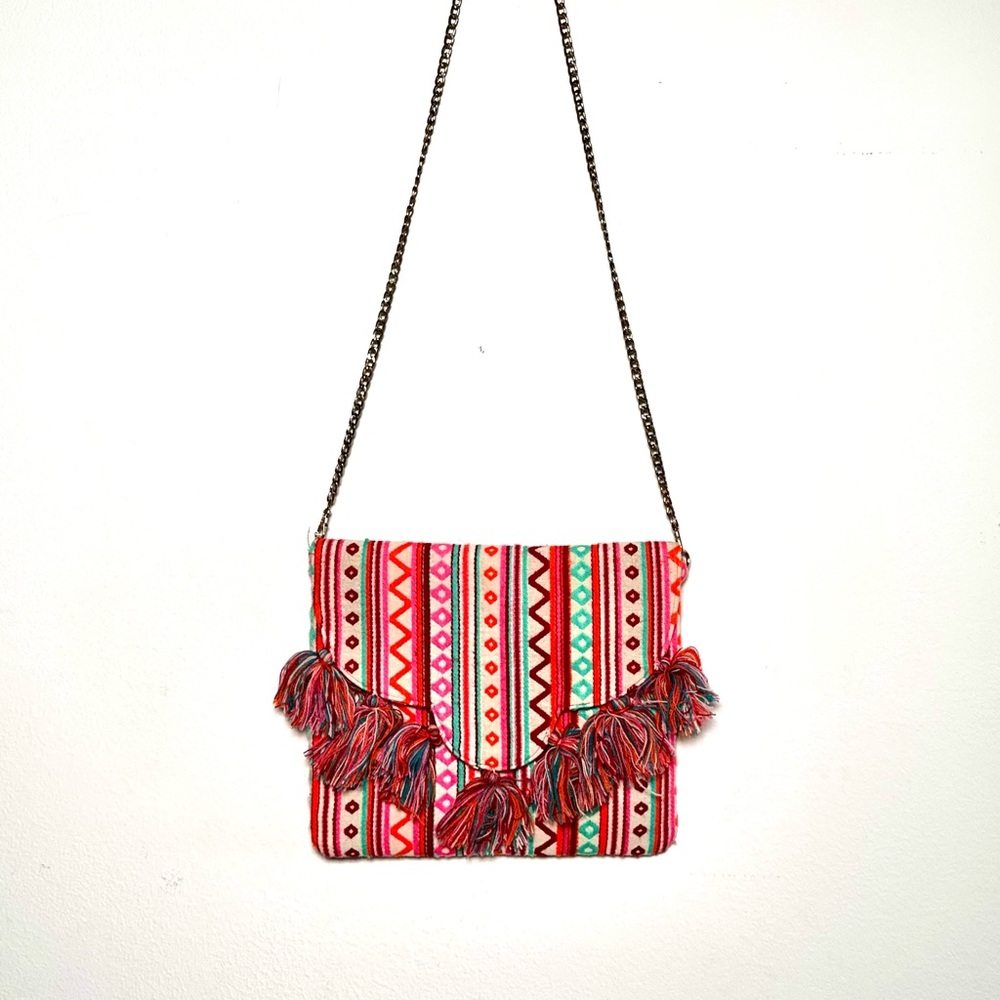 Mulberry & Grand Woven Purse // Clutch